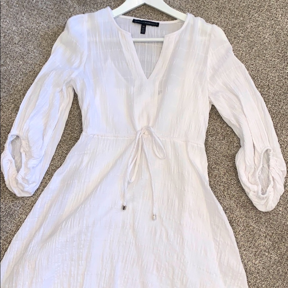 WHBM white dress